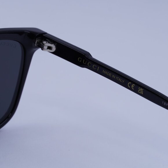 Gucci GG0495SA 001 Sunglasses Black Square Frame - Picture 5 of 8